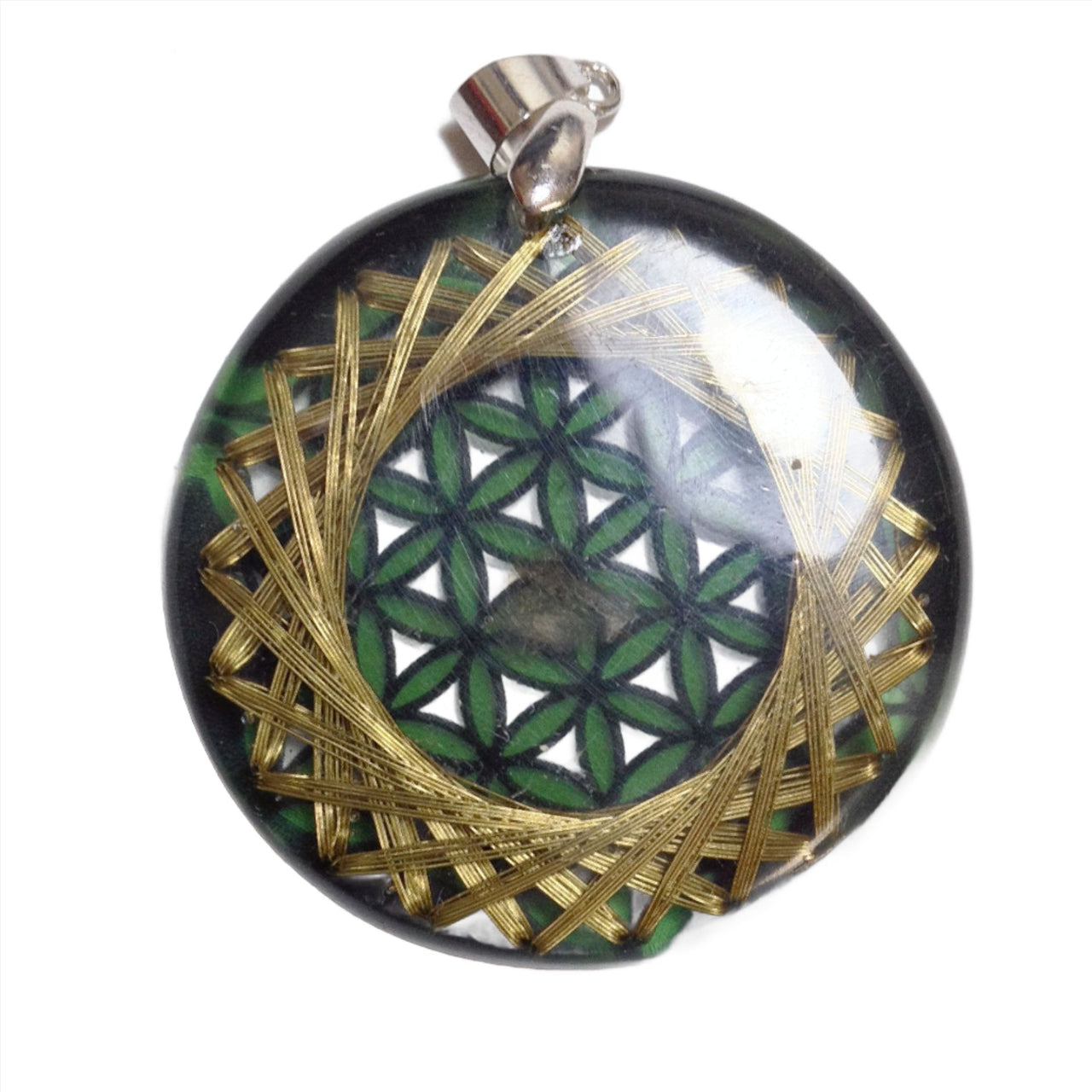 Flor de la Vida Verde para Voluntad y Poder - Metayantra MǸxico