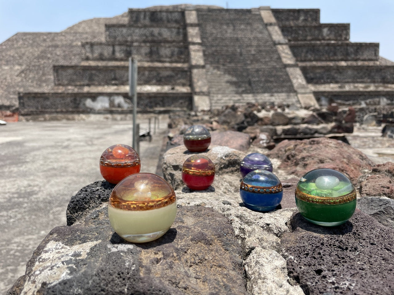 Kit de Esferas para Masaje de los 7 Chakras - Metayantra México