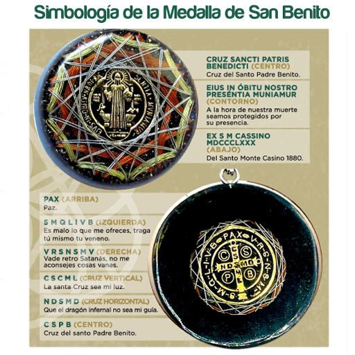 Kit de ProtecciÇün EnergǸtica y Abundancia: Collar EnergǸtico de Orgonita y Pulsera de Zinc con Medalla de San Benito - Metayantra MǸxico