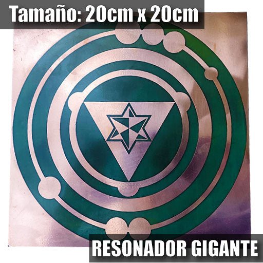 MEGA Inductor de Meditación de Espacios Merkabah 20 x 20 - Metayantra México