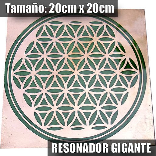 MEGA Intencionador de la Flor de la Vida 20 x 20 - Metayantra MǸxico