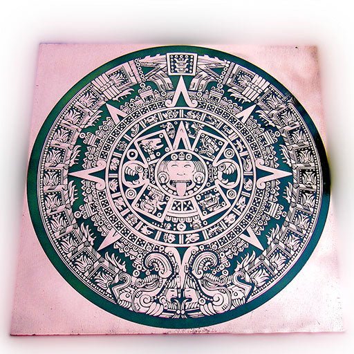 MEGA Protector de Negocios y de la Vida Solario Mexica (Calendario Azteca) 20 x 20 - Metayantra México
