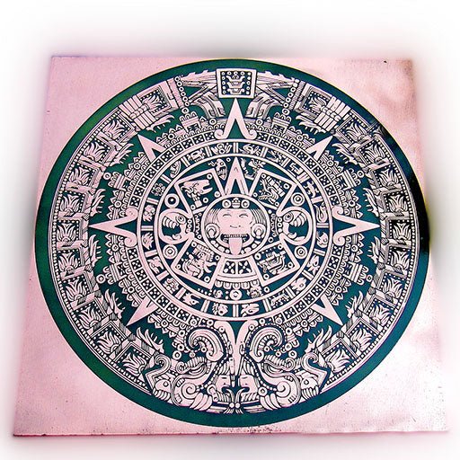 MEGA Protector de Negocios y de la Vida Solario Mexica (Calendario Azteca) 20 x 20 - Metayantra MǸxico