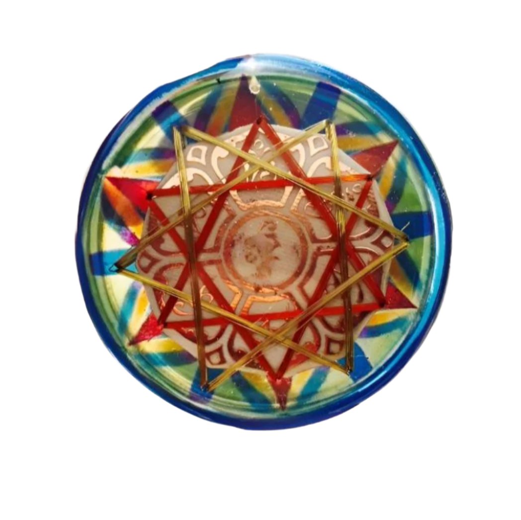 Om Mani Padme Hum Doble Hexagrama Resonador Cuǭntico - Metayantra MǸxico