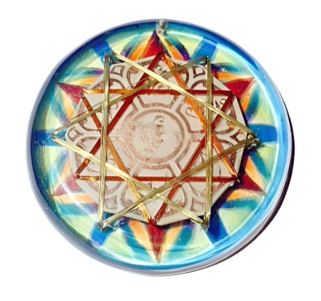 Om Mani Padme Hum Doble Hexagrama Resonador Cuǭntico - Metayantra MǸxico