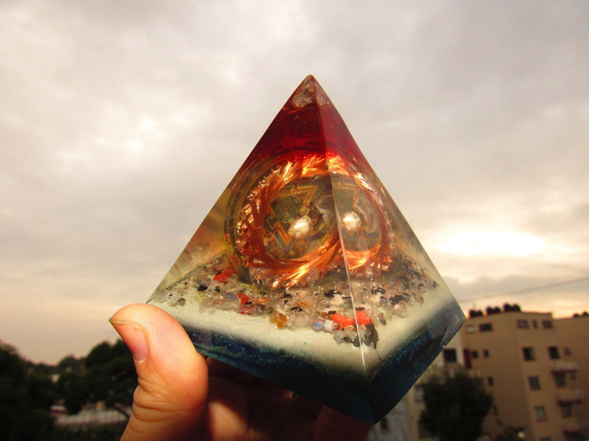 Pirámide de Orgon Metayantra con Protección de Mahakala - Metayantra México