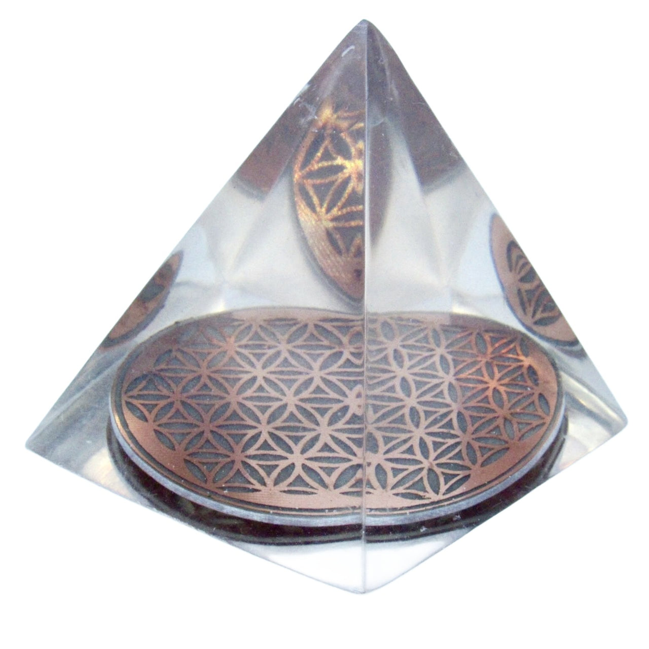 Pirǭmide Flor de la Vida con Resonancia Cuǭntica - Metayantra MǸxico