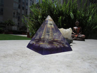 Thumbnail for Pirǭmide Zipolite Metatron con Antahkarana y Moldavita - Metayantra MǸxico