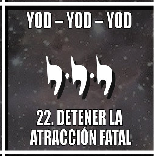 PREVENTA Purificador de EnergÇðas Nombre Dios YEYAI (#22) de los 72 Nombres de Dios - Metayantra MǸxico