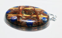 Thumbnail for Protector contra Magia Negra Kalachakra Oro 14k Cristales Protectores Ship Coil - Metayantra MǸxico