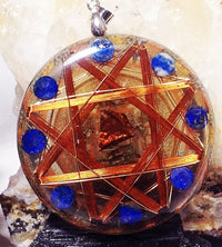 Thumbnail for Protector contra Magia Negra Kalachakra Oro 14k Cristales Protectores Ship Coil - Metayantra MǸxico