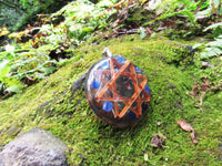 Thumbnail for Protector contra Magia Negra Kalachakra Oro 14k Cristales Protectores Ship Coil - Metayantra MǸxico