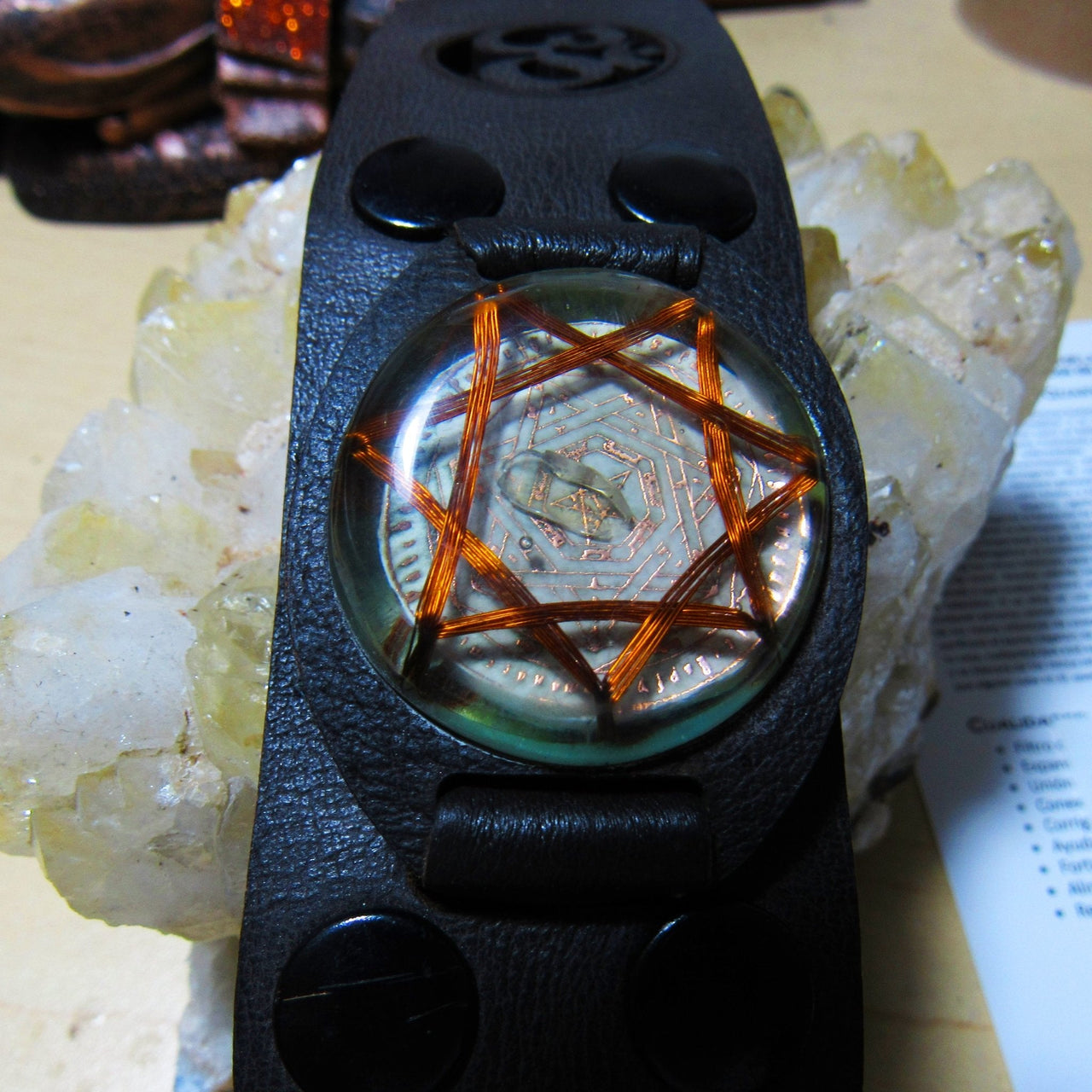 Pulsera con resonador cuǭntico de los 7 Arcǭngeles - Metayantra MǸxico