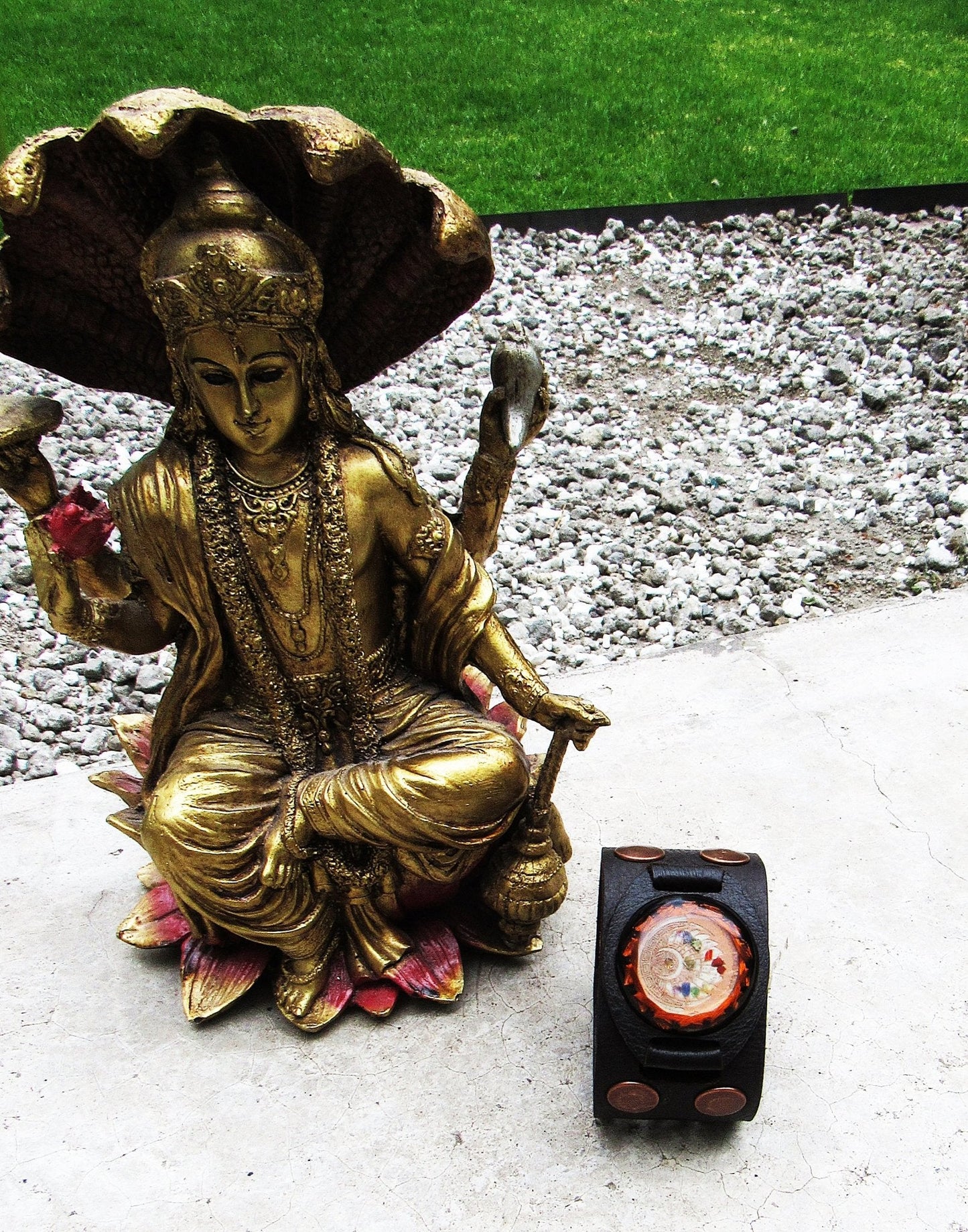 Pulsera con resonador cuǭntico Quetzalcoatl de 7 Chakras - Metayantra MǸxico