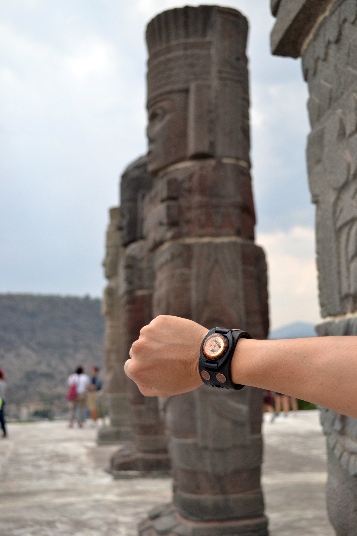Pulsera con resonador cuǭntico Quetzalcoatl de 7 Chakras - Metayantra MǸxico