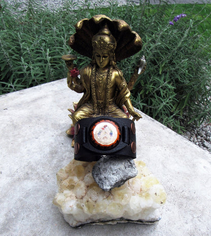 Pulsera con resonador cuǭntico Quetzalcoatl de 7 Chakras - Metayantra MǸxico