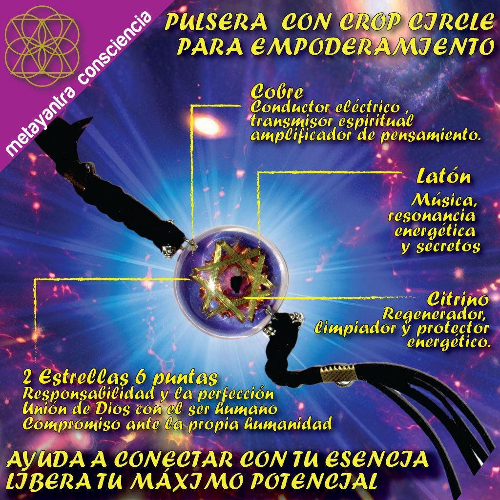 Pulsera Crop Circle para Empoderamiento - Metayantra México