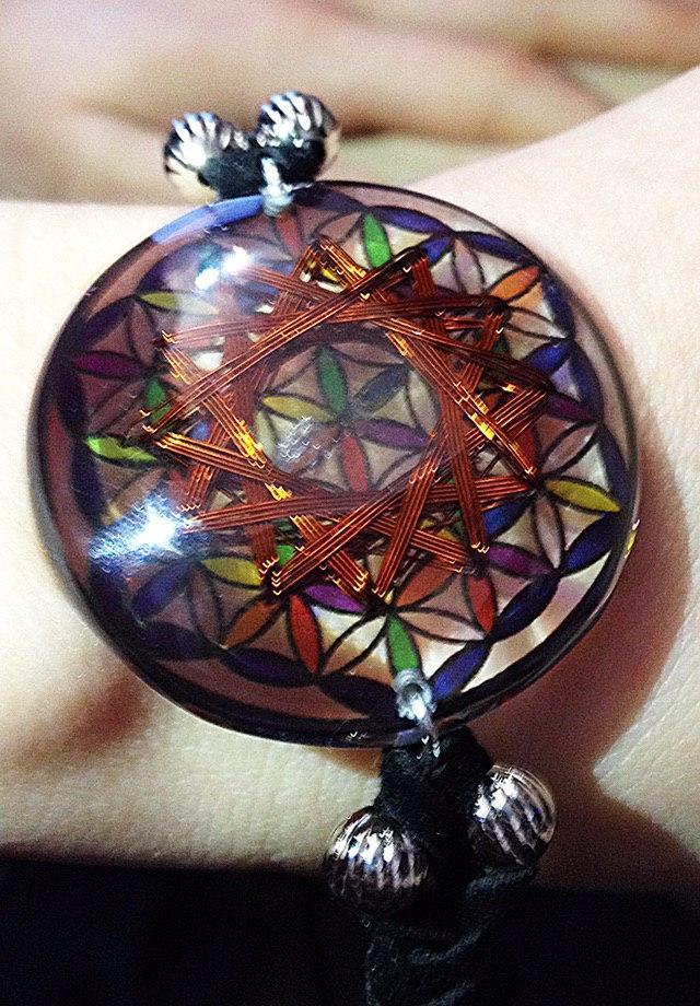 Pulsera Flor de la Vida 12 Vortex Armonizador de Nadi Pariksha - Metayantra MǸxico