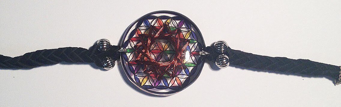 Pulsera Flor de la Vida 12 Vortex Armonizador de Nadi Pariksha - Metayantra MǸxico