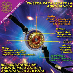 Pulsera Generadora de Abundancia 20 Vortex - Metayantra México