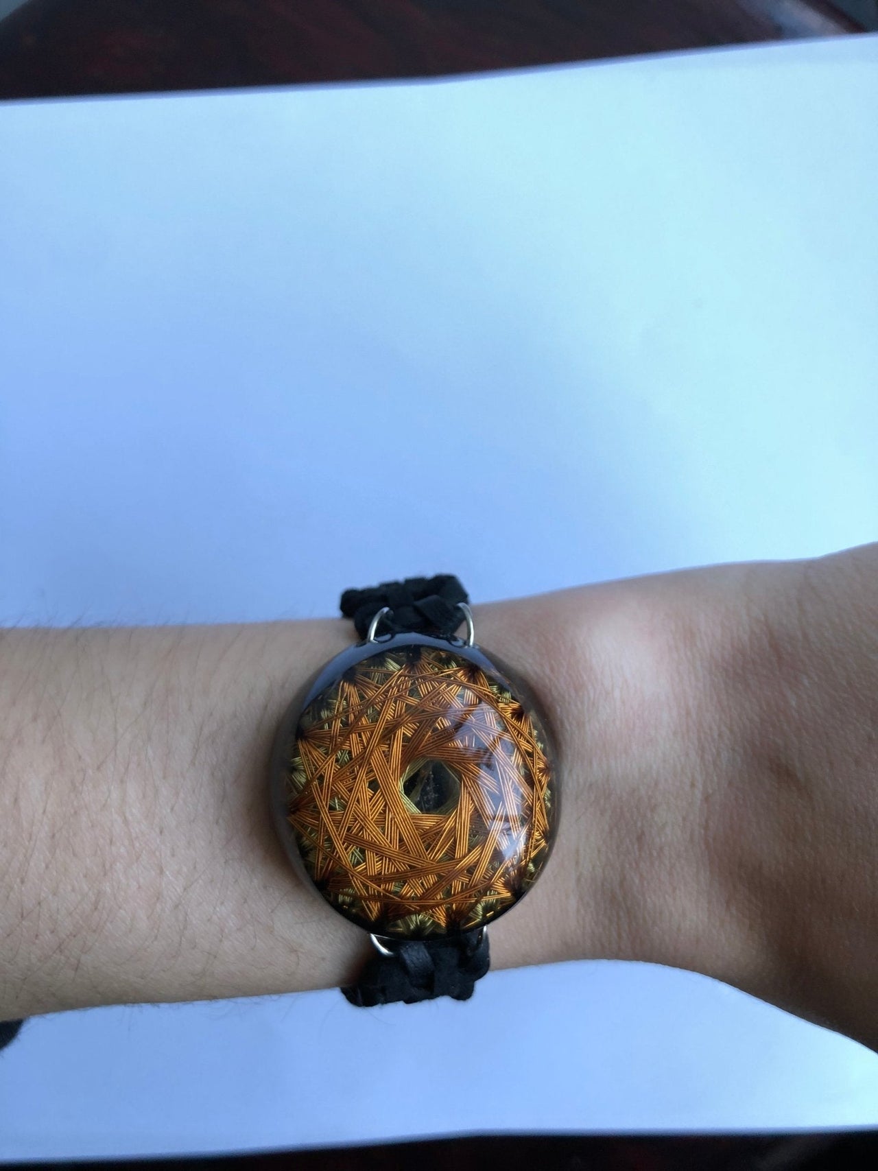 Pulsera Proteccion WiFi Shungite Generador de Campo de TorsiÇün Doble, TeorÇða de Einsten-Cartan - Metayantra MǸxico