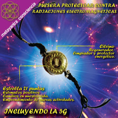 Pulsera Protectora Contra Radiaciones Electromagnéticas Fibonacci EMF - Metayantra México