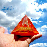 Thumbnail for Set Completo Kit Pirǭmides con Generador Cuǭntico de los 7 Chakras - Metayantra MǸxico