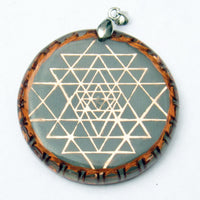 Thumbnail for Sri Yantra Doble con Moldavita - Metayantra MǸxico