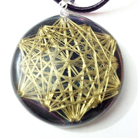 Thumbnail for Vector de Equilibrio Dorado con Shungite - Metayantra MǸxico