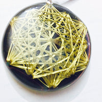 Thumbnail for Vector de Equilibrio Dorado con Shungite - Metayantra MǸxico